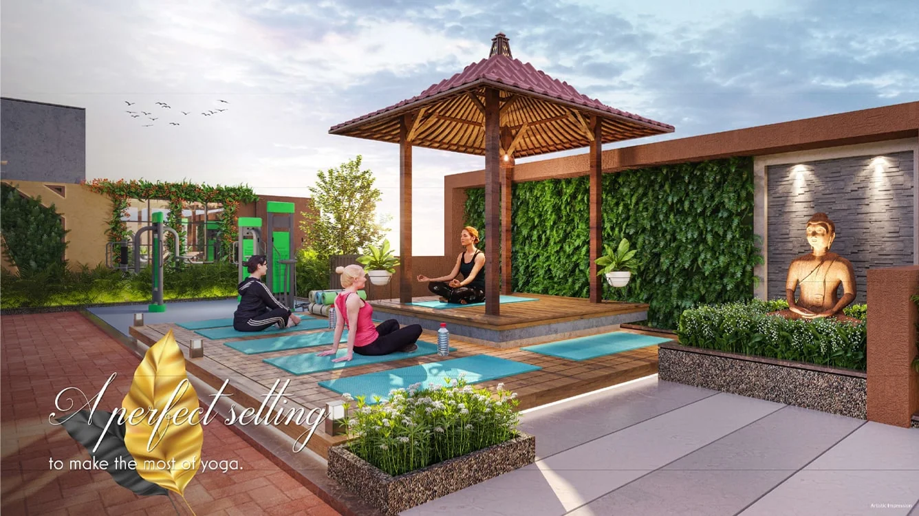 Glorious Tathastu Ravet Yoga and Meditation Area Image